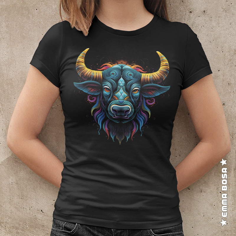 T-shirt Dames Bull