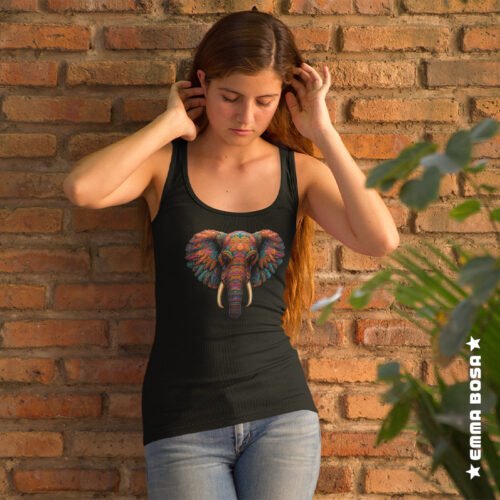 Tanktop Dames Elephant