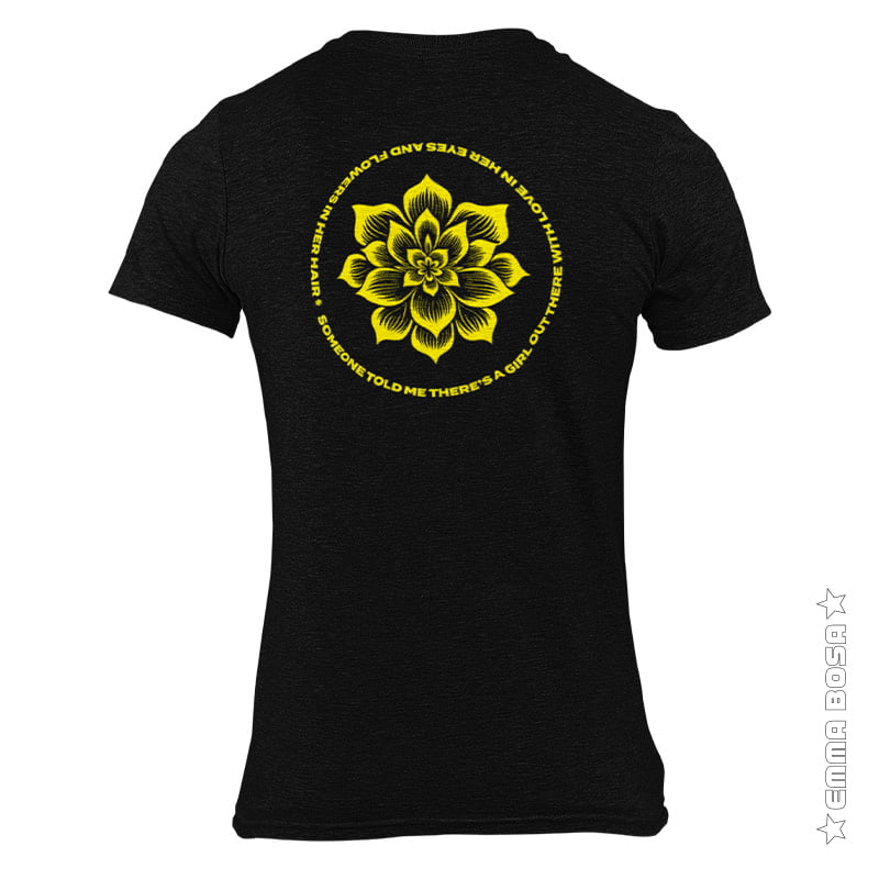 T-shirt Heren Flower with Love