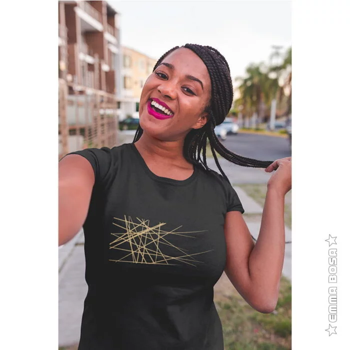 T-shirts Dames Crossing lines