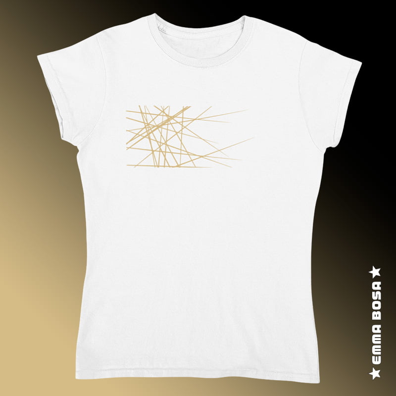 T-shirts Dames Crossing lines