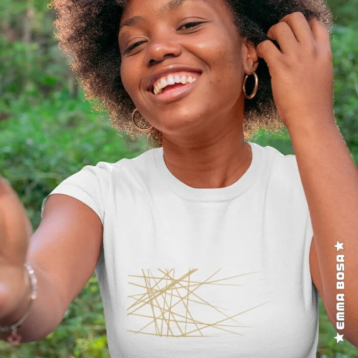 T-shirts Dames Crossing lines