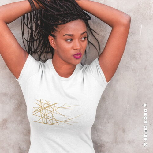 T-shirts Dames Crossing lines