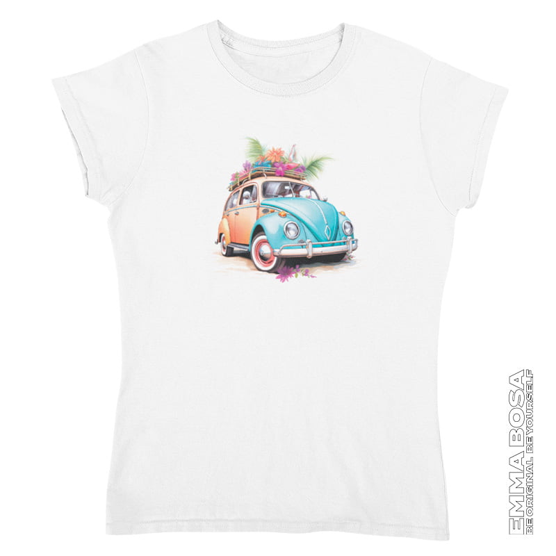 T-shirt Dames Ibiza Car