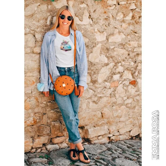 T-shirt Dames Ibiza Car