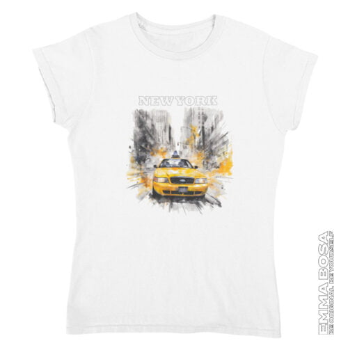 T-shirt Dames New York Cab