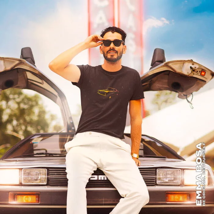 T-shirt Heren Muscle Car