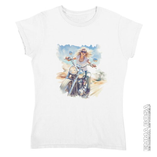 T-shirt Dames Biker Babe