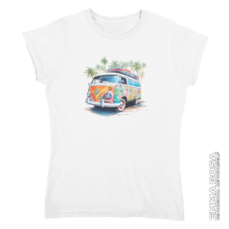 T-shirt Dames Ibiza Bus