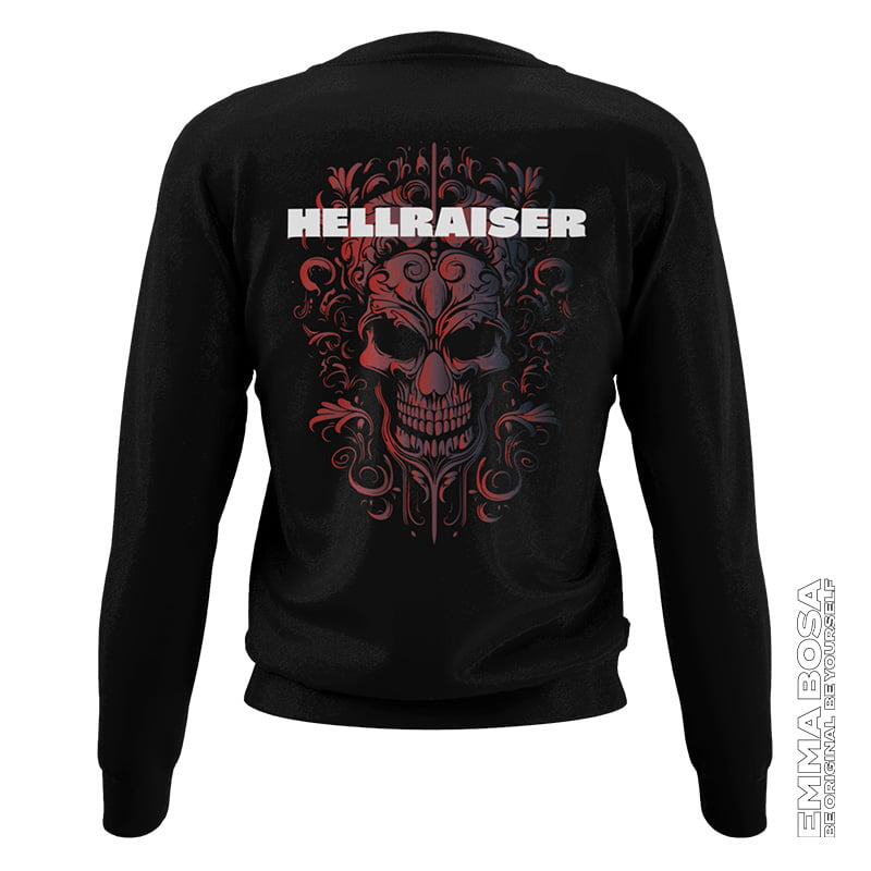 Sweatshirt Heren Hellraiser Skull