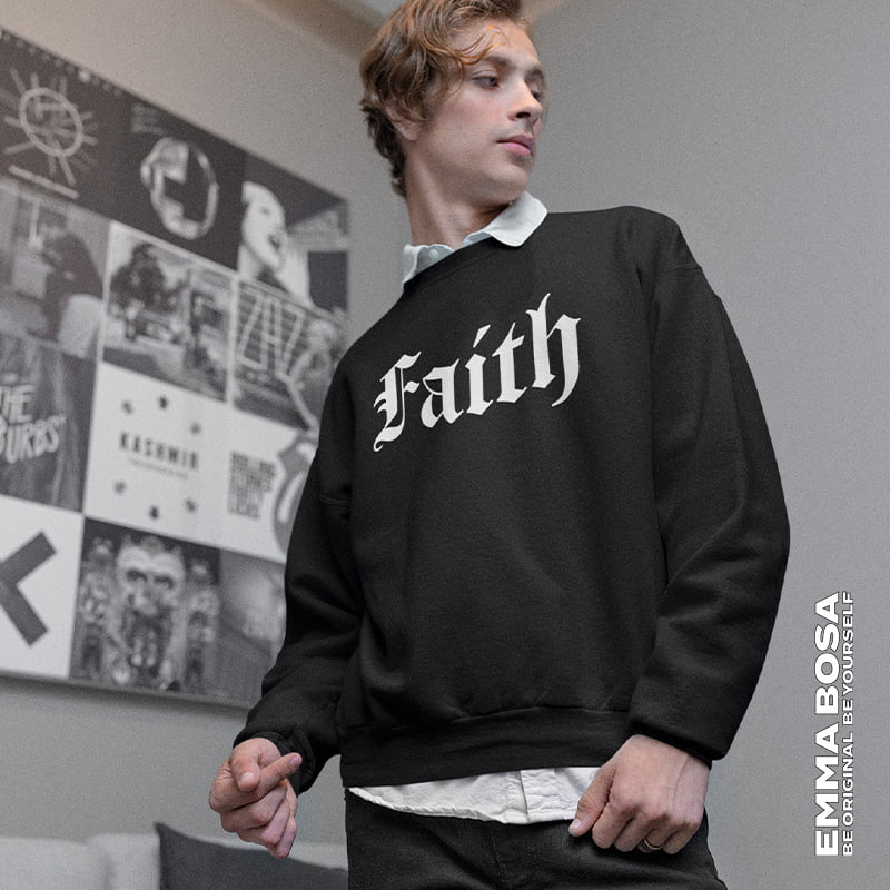 Sweatshirt Heren Faith