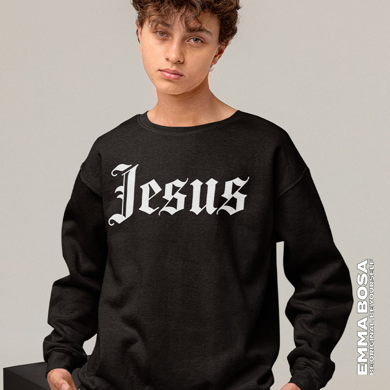 Sweatshirt Heren Jesus