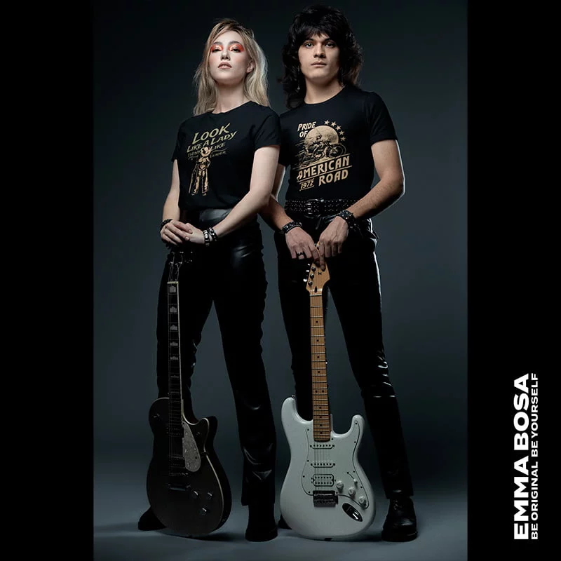 T-shirt American Road Motor Vintage – USA Vintage – T-shirt American Road Motor Vintage voor Heren (detail 3)