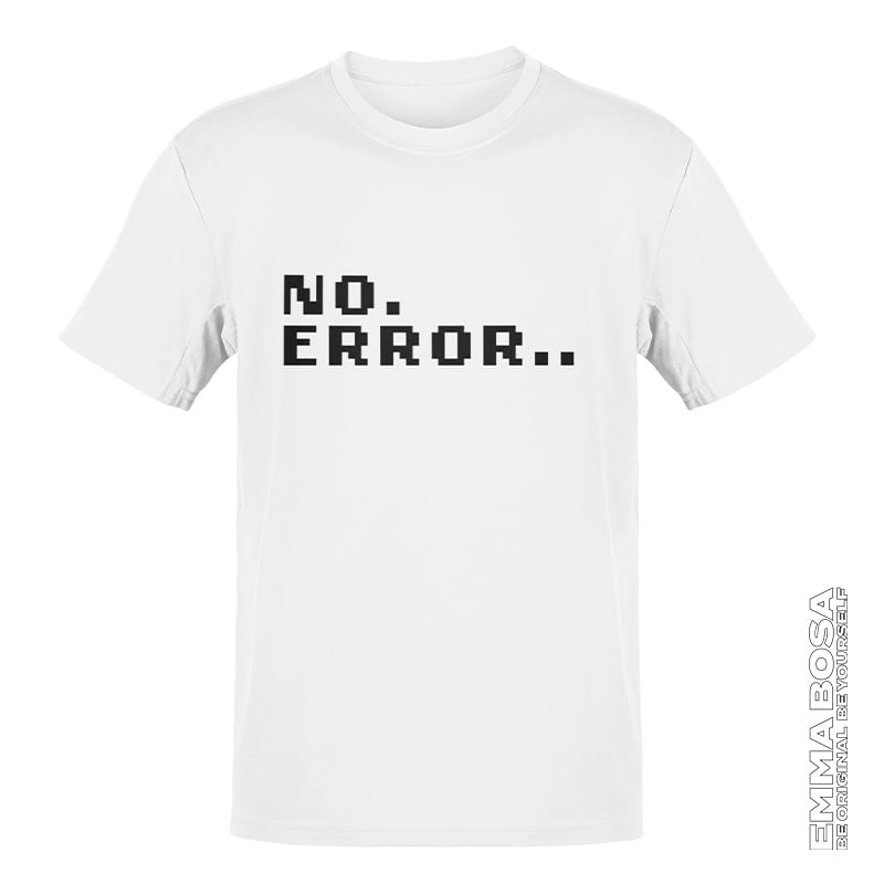 T-shirt Heren No Error