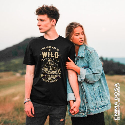 T-shirt Heren The Wild Vintage