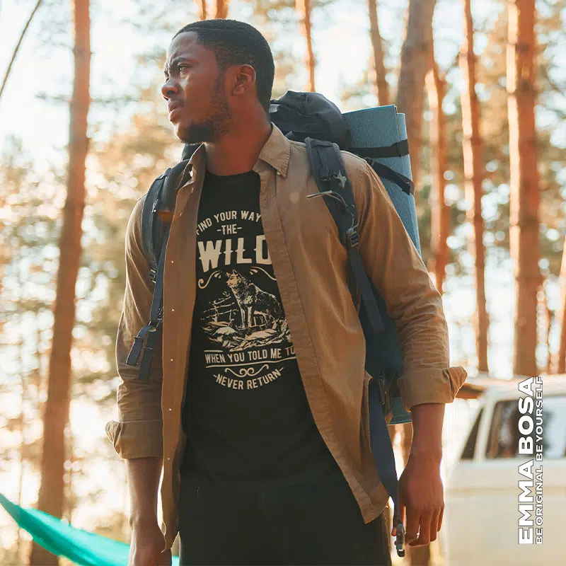 T-shirt The Wild Vintage – USA Vintage – T-shirt The Wild Vintage van USA Vintage (detail 3)