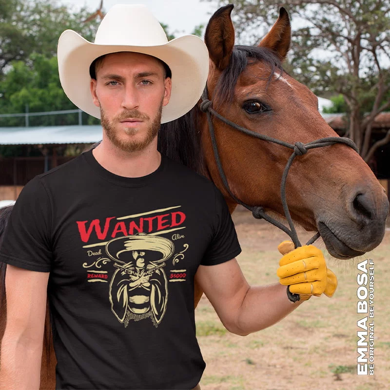 Wanted Vintage T-shirt – USA Vintage – T-shirt Wanted Vintage – Stijlvol & Duurzaam (detail 2)