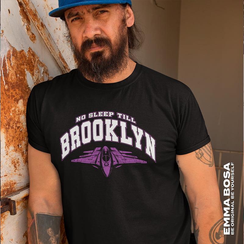 T-shirt Heren No Sleep Till Brooklyn