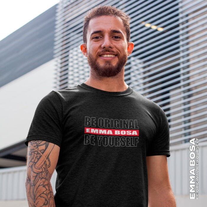 T-shirt Heren Be Original Be Yourself