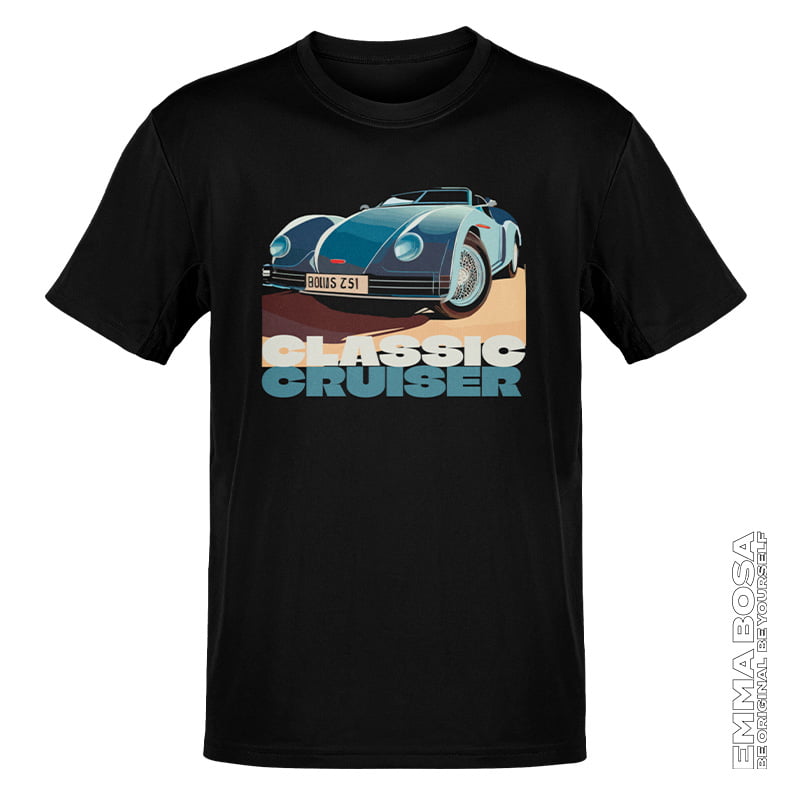 T-shirt Heren Classic Car Cruiser