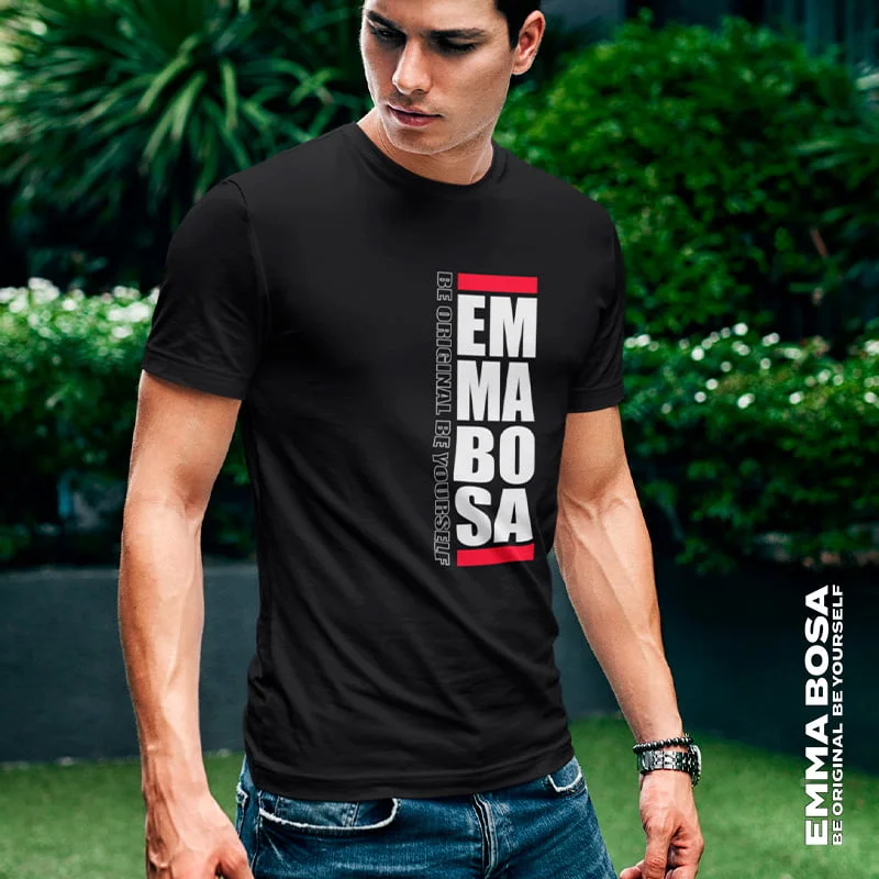 T-shirt EM MA BO SA – Emma Bosa – T-shirt EM MA BO SA voor Heren (detail 2)