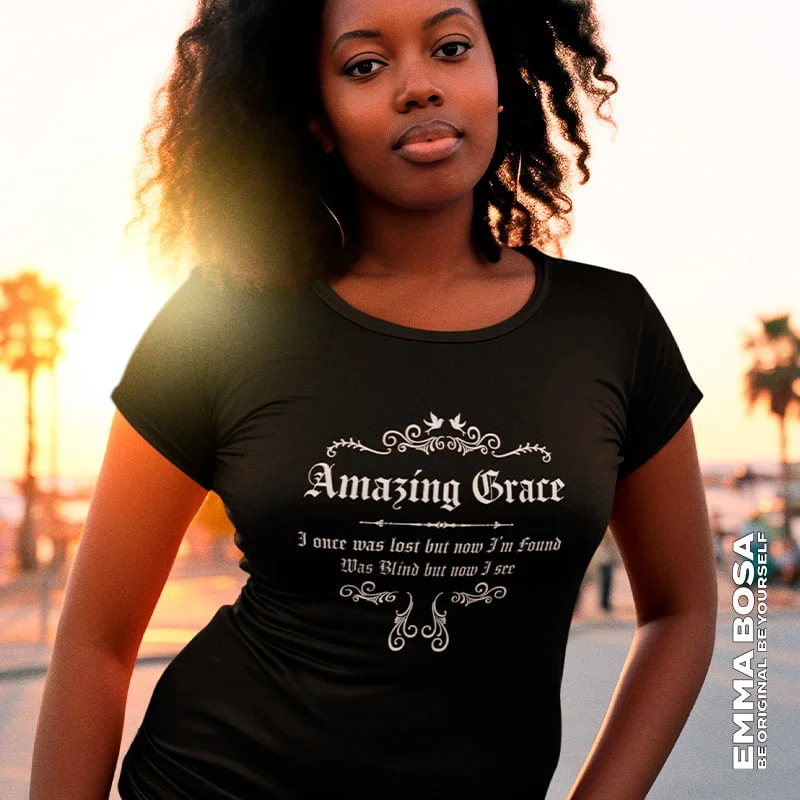 T-shirt Amazing Grace – T-shirt Sassy Style – T-shirt Amazing Grace (detail 2)