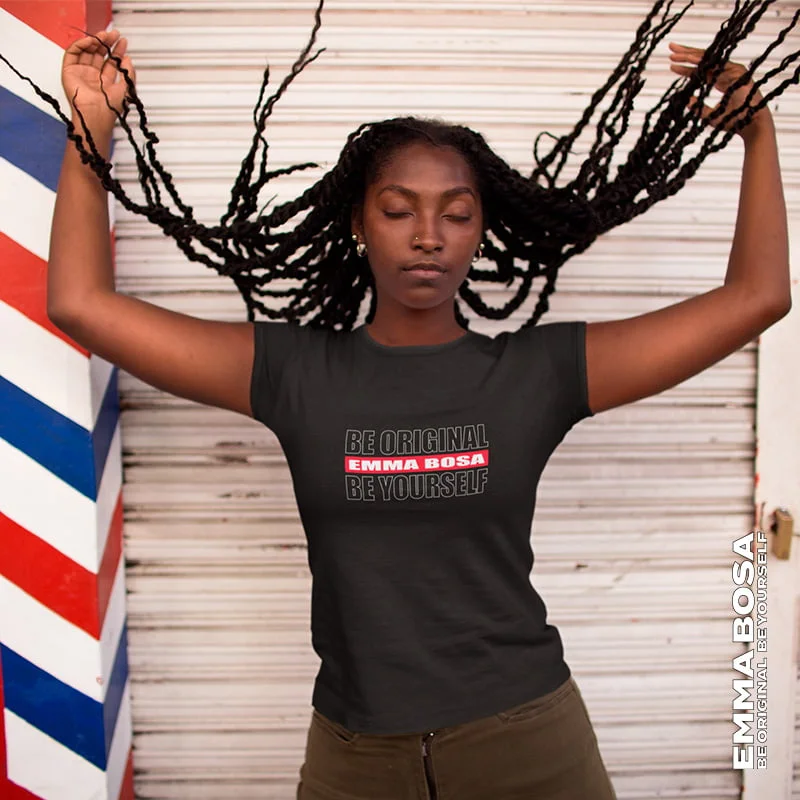Emma Bosa T-shirt – Emma Bosa – T-shirt Be Original Be Yourself – Emma Bosa (detail 3)