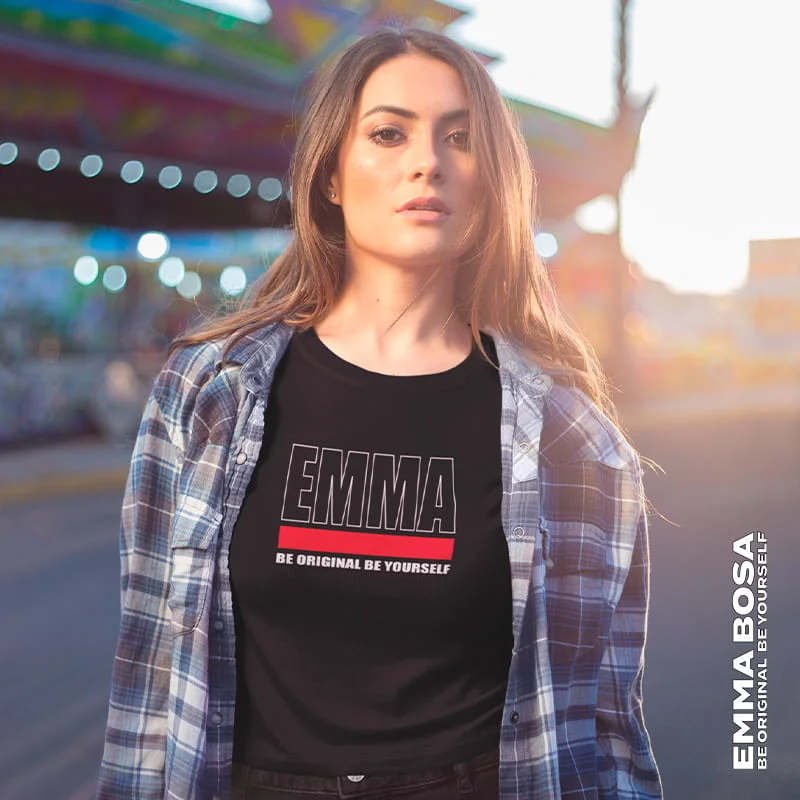 T-shirt EMMA – Emma Bosa – T-shirt EMMA voor Dames – Stijlvol en Comfortabel (detail 3)