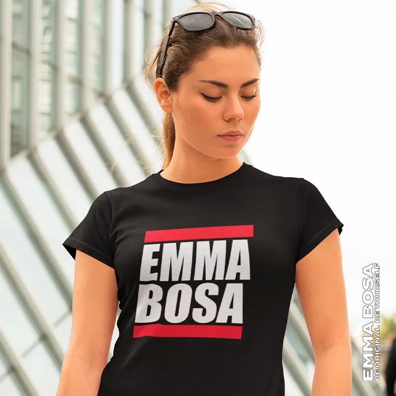 Emma DMC T-shirt – Emma Bosa – T-shirt Emma DMC voor Dames (detail 2)