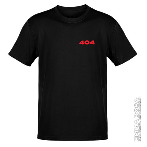 T-shirt Heren 404 Error Motivation Not Found