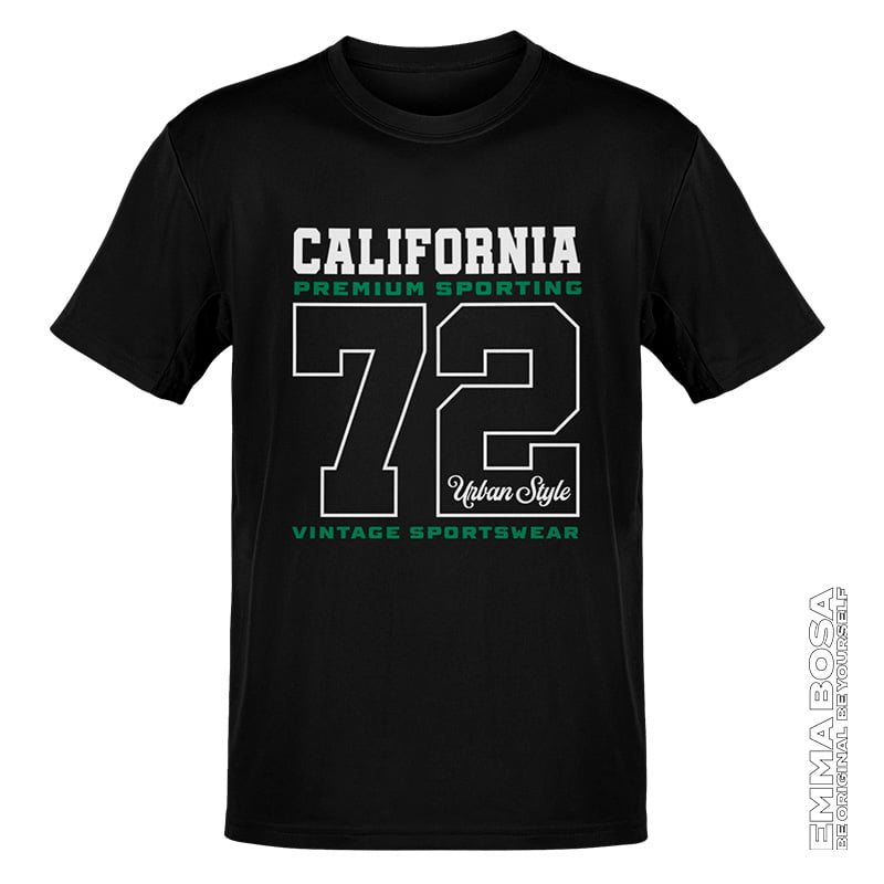T-shirt Heren California Sportswear 1972