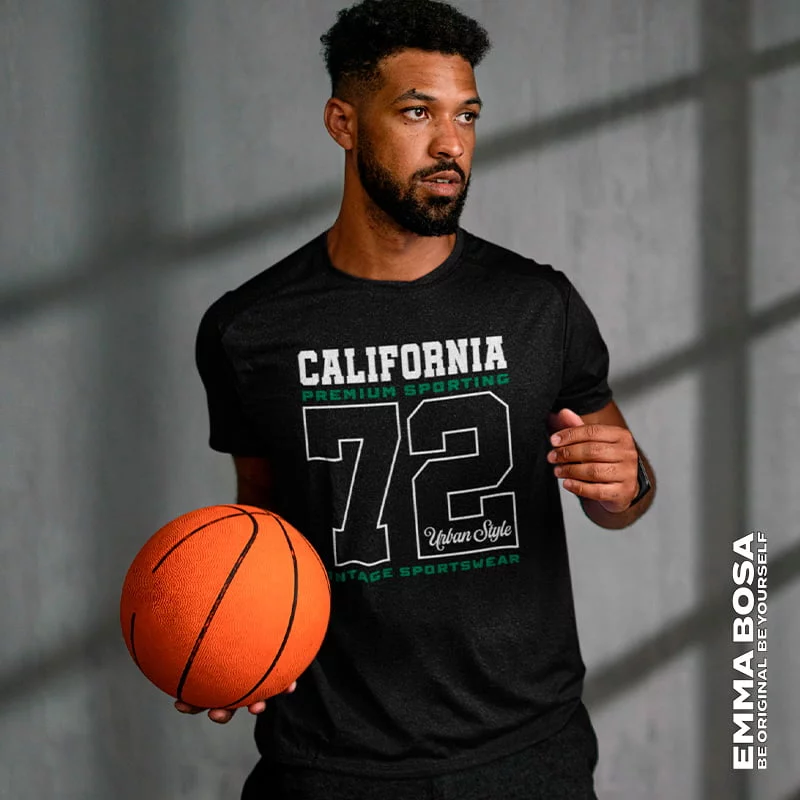 T-shirt California Sportswear – T-shirt Styler Guys – T-shirt California Sportswear 1972 voor Heren (detail 3)