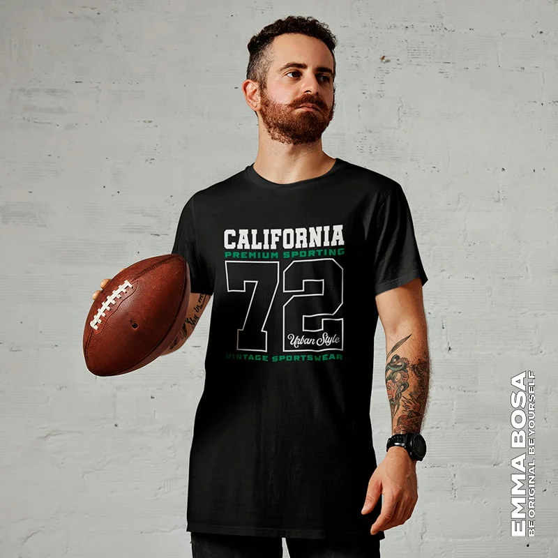 T-shirt California Sportswear 1972 – T-shirt Styler Guys – T-shirt California Sportswear 1972 voor Heren (detail 2)