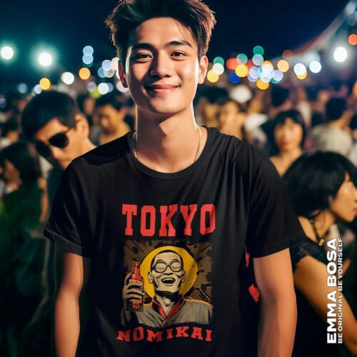 T-shirt Heren Tokyo Nomikai