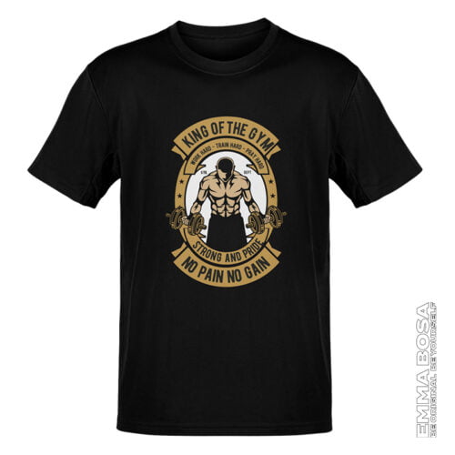 T-shirt Heren Vintage Sportswear King Of The Gym
