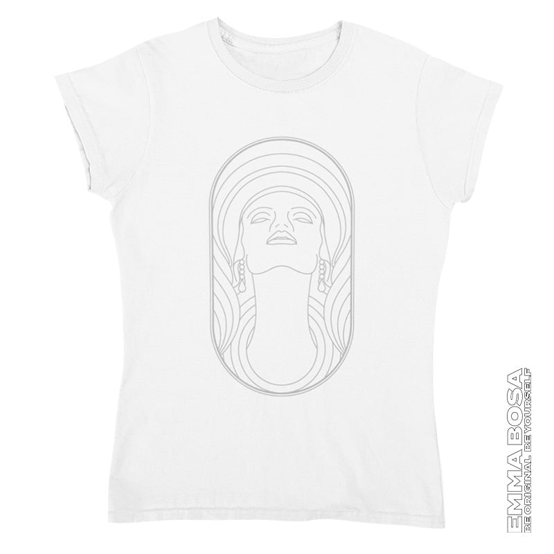 T-shirt Dames Silver Woman