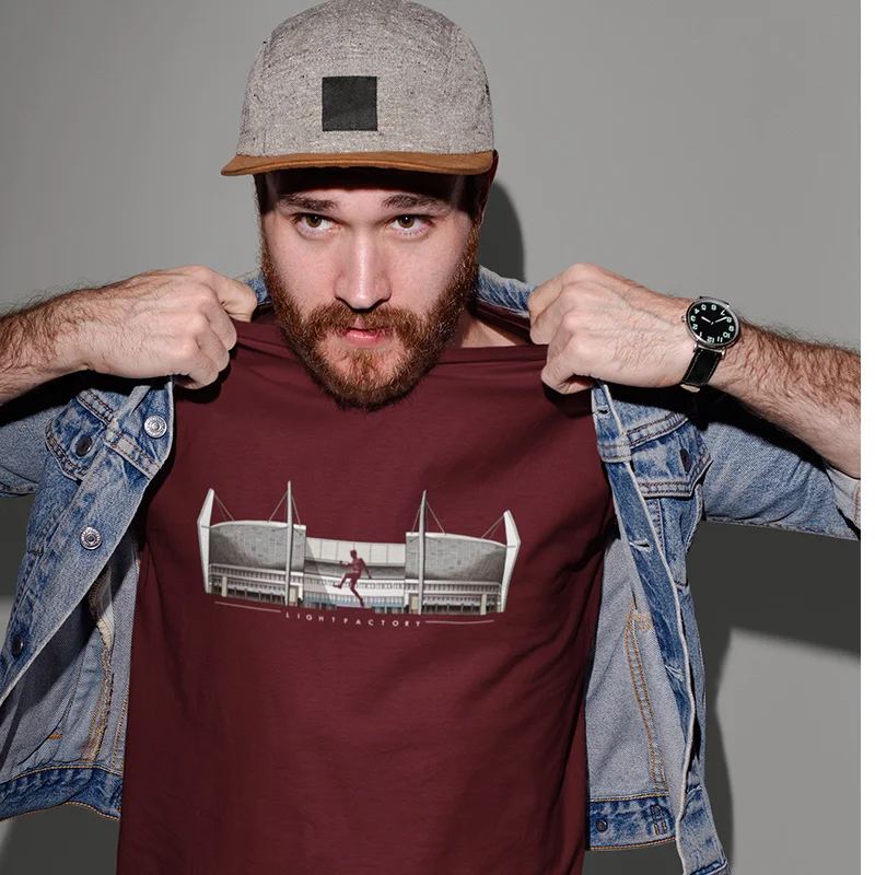 T-Shirt Heren Lichtstadkunst – Lichtstadkunst – T-Shirt Heren Lichtstadkunst Eindhoven (detail 2)