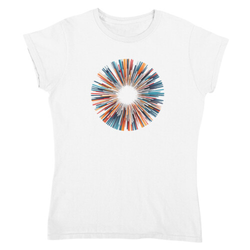 T-shirt Dames Color Circle