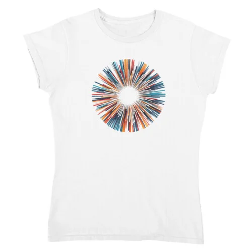 T-shirt Dames Color Circle