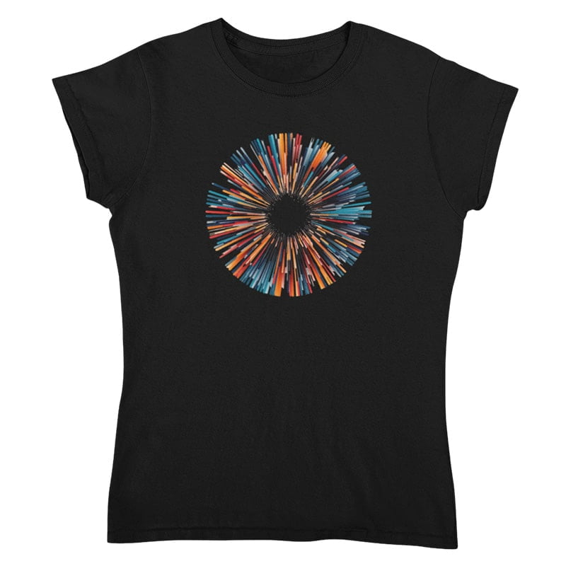 T-shirt Dames Color Circle