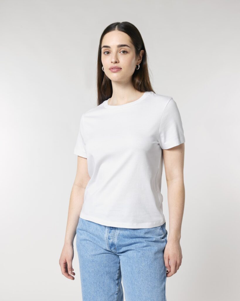 WHITE Dames T-Shirt 3