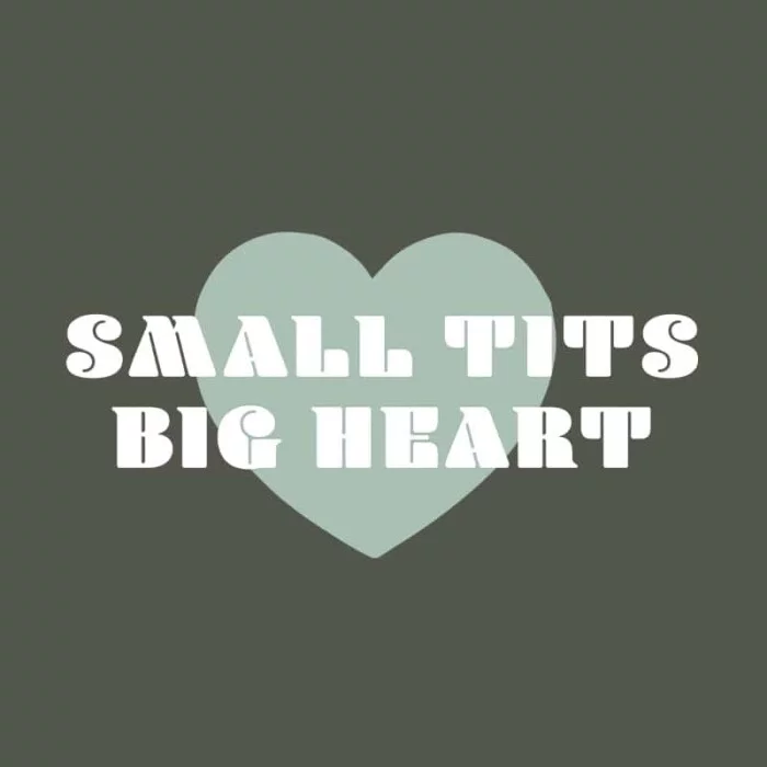 T-shirt Dames Small Tits Big Heart