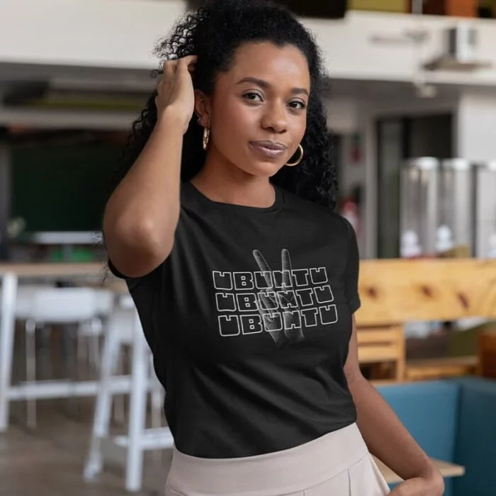 T-shirt Dames Ubuntu