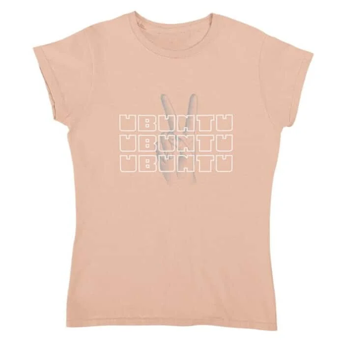 T-shirt Dames Ubuntu