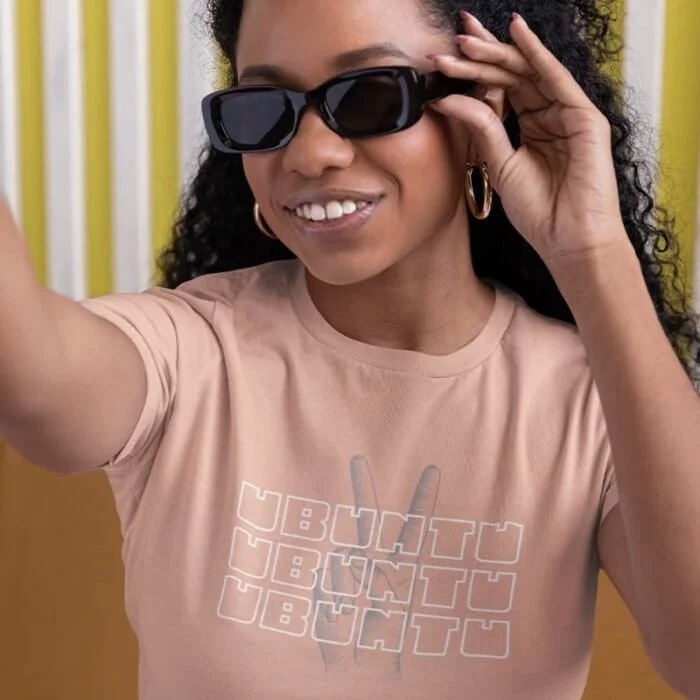 T-shirt Dames Ubuntu