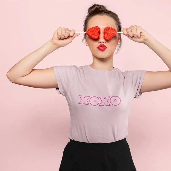 T-shirt Dames XOXO