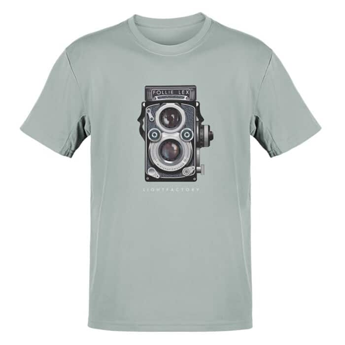 T-Shirt Heren Folierex camera Lichtstadkunst