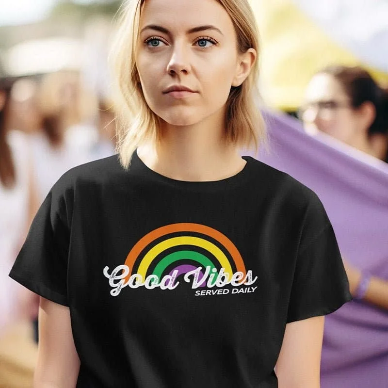 T-shirt Dames Good Vibes
