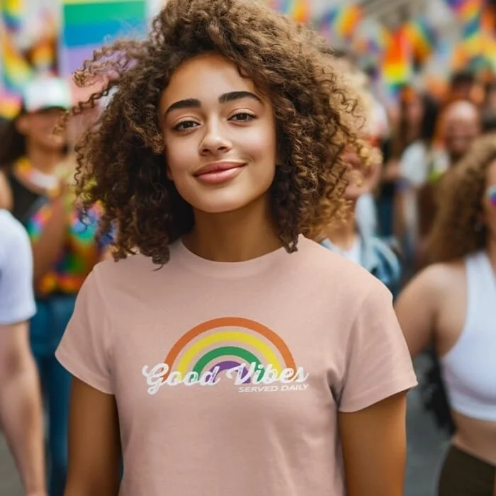 T-shirt Dames Good Vibes
