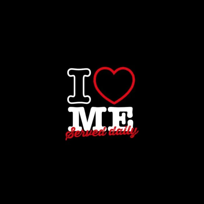 T-shirt Dames I Love Me Served Daily